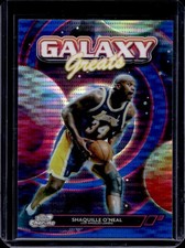 2025-26 Topps Cosmic Chrome Shaquille O'Neal Galaxy Greats Blue Refractor #/99