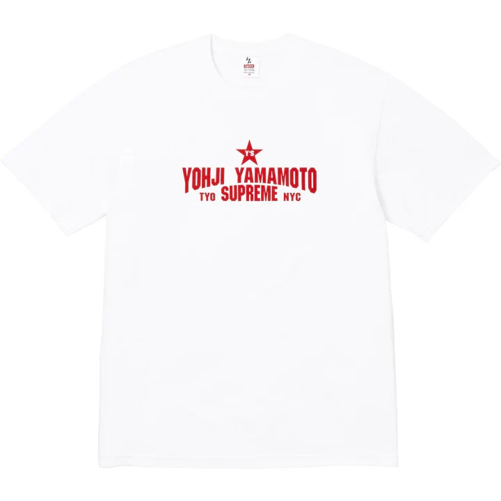 Supreme Y's by Yohji Yamamoto Star Tee White | eBay