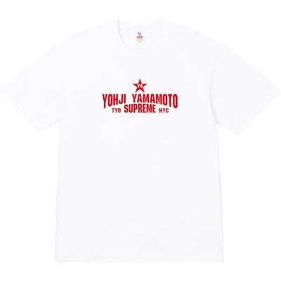 Supreme Y's by Yohji Yamamoto Star Tee White | eBay