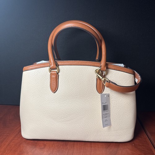 Bolsos de mano COACH Legacy Carryall 28 pulgadas bloques de color marfil, cuero (7828) - Imagen 3 de 4
