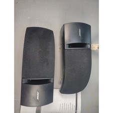 Bose 161 Bookshelf Speakers Pair Black Home Theater Surround Sound with Manual