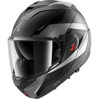 Shark OXO Mekarium Matt Anthracite/Chrome/Black Touring Urban Flip Front Modu...