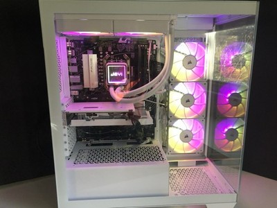 Gaming PC Desktop (white) RGB AMD Ryzen 5