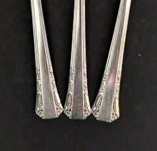 1939 Del Mar Silverplate Flatware, Sets of 2 Teaspoons, Replacements, Dining