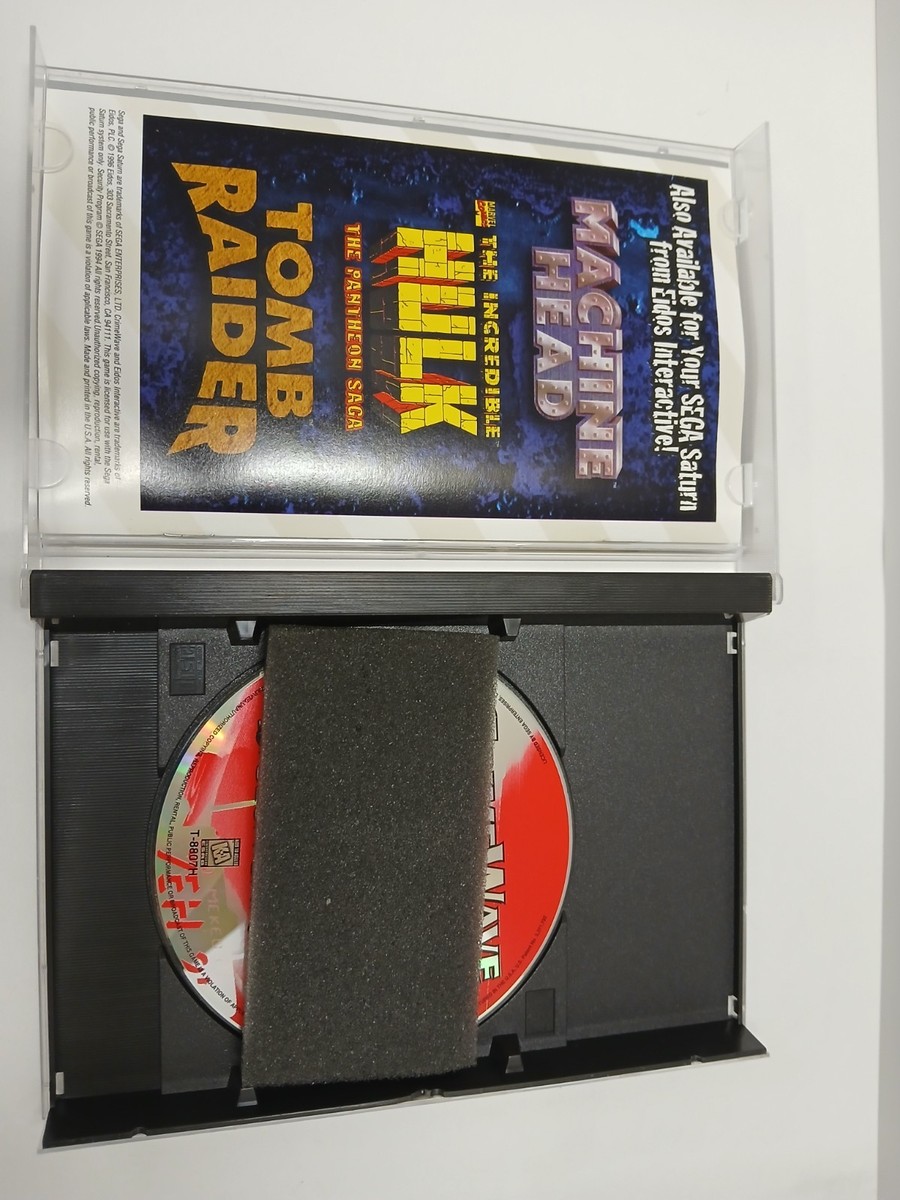 CrimeWave Sega Saturn 1996 In Case w/ Manual, Registration Card