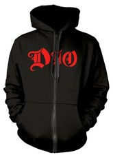 Dio 'Last In Line' Black Zip Up Hoodie - NEW  OFFICIAL 