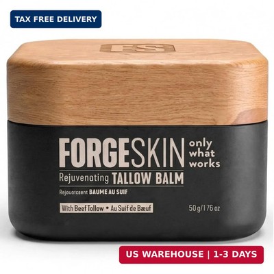 Forge Skin Beef Tallow Balm Moisturizer for Men Skin Care - Face + Body Anti Agi