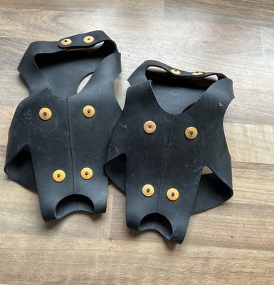 Schnee Anti Rutsch Eis Greifer für Stiefel & Schuhe Griffe Spikes Steigeisen 8-10 Größe 