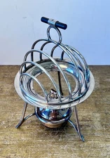 Antique English Silverplate Toastwarmer Dish By Asprey of London