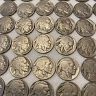 Lot of 42 Buffalo (Indian Head) Nickels Mixed Dates And Mint Marks