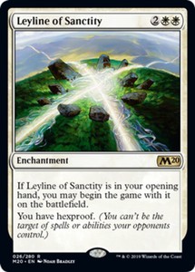 Leyline of Sanctity - Foil x1 - Magic Core Set 2020 - NM-Mint, English - Magic C