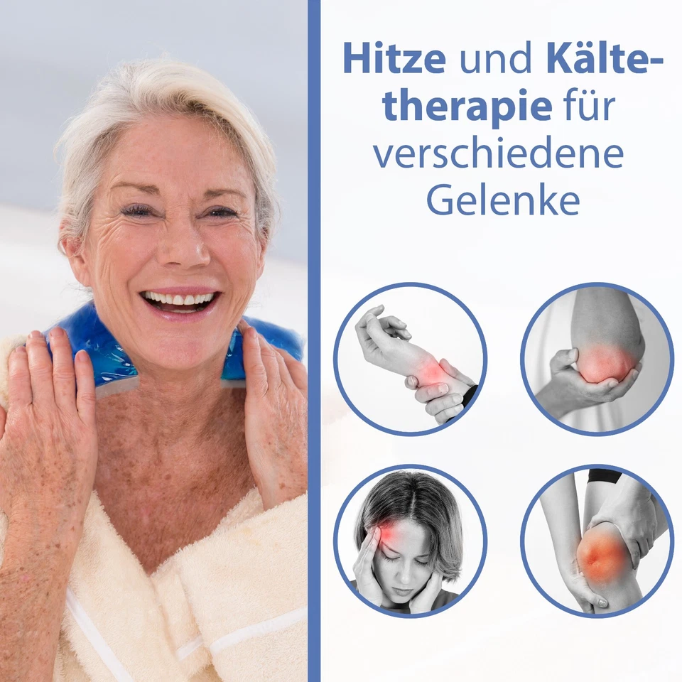 Kühlpads (5x) mit Vlies-Hülle - Kühlkompresse Kühlpack Gel Kühlakku Kühlgel Kalt - Bild 3 von 4