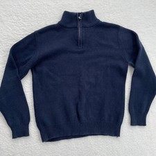 The Children's Place Sweatshirt Youth Boy's Blue Long Sleeve Knit Size M 7-8 