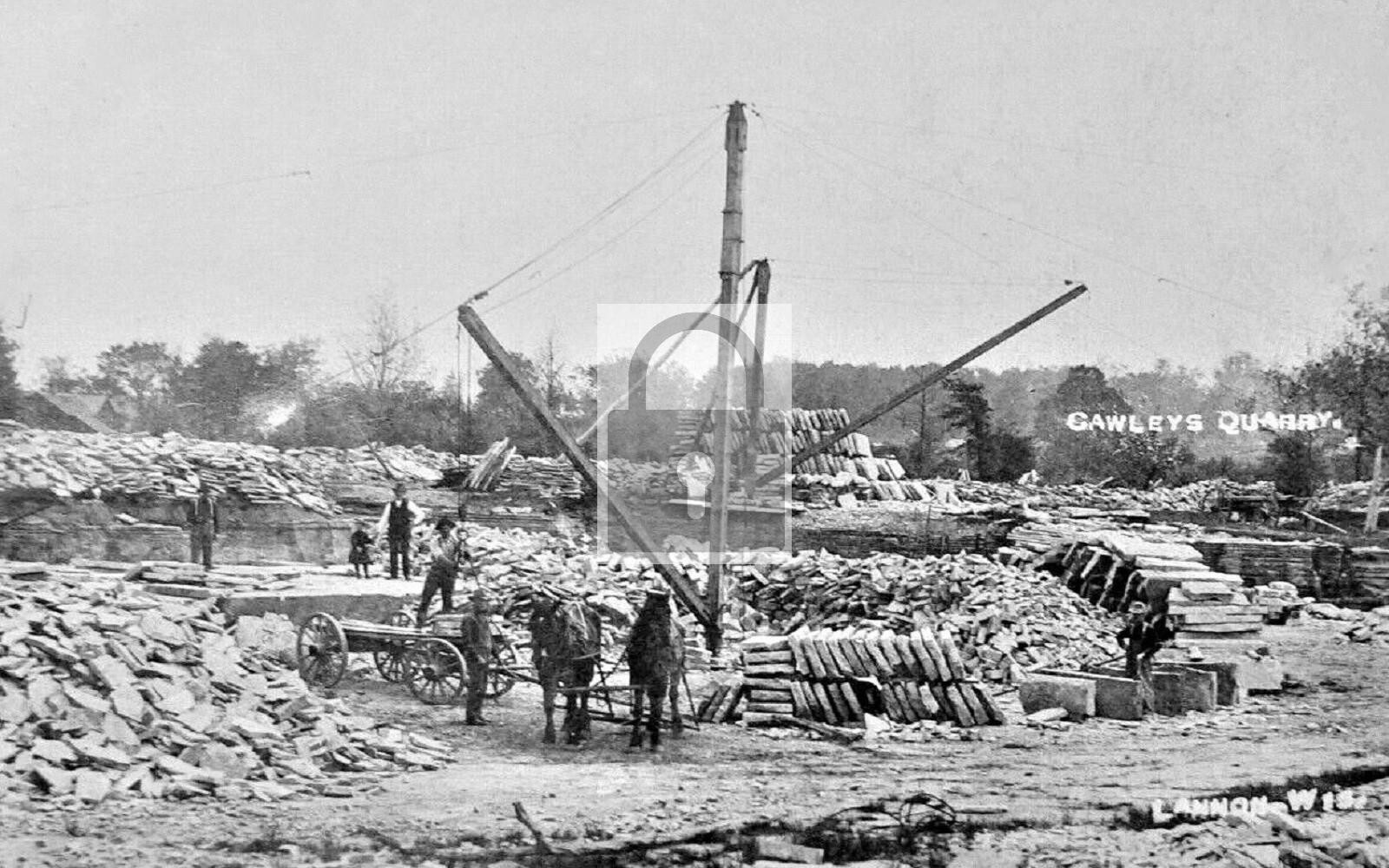 Cawley Limestone Quarry Waukesha County Lannon Wisconsin WI 8x10