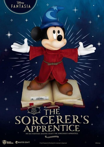 DISNEY - Fantasia - The Sorcerer's Apprentice Master Craft Statue Beast Kingdom - Imagen 2 de 7