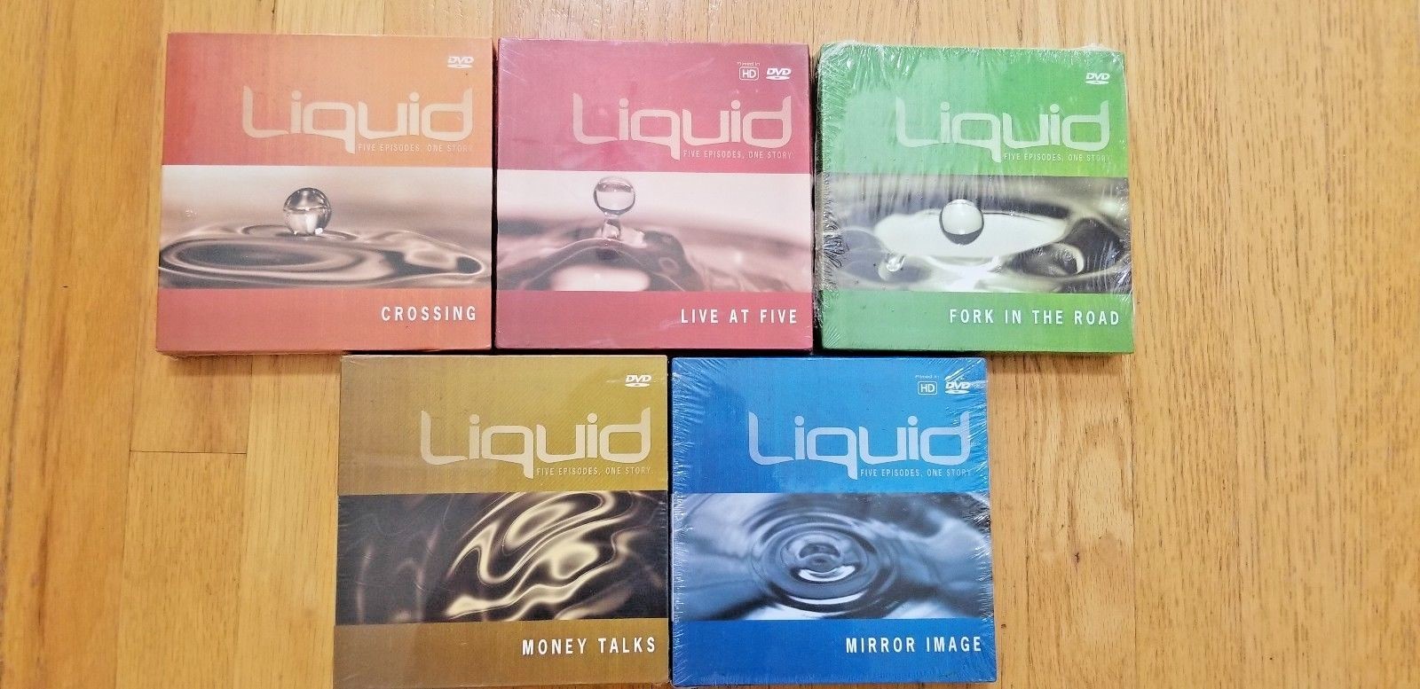 LOT OF 5 - LIQUID DVDS - SEE DESCRIPTION FOR TITLES - BRAND NEW!!!