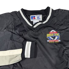 Vintage Russell Athletic Y2K Windbreaker Mens XL Bomber Water Resistant Lined