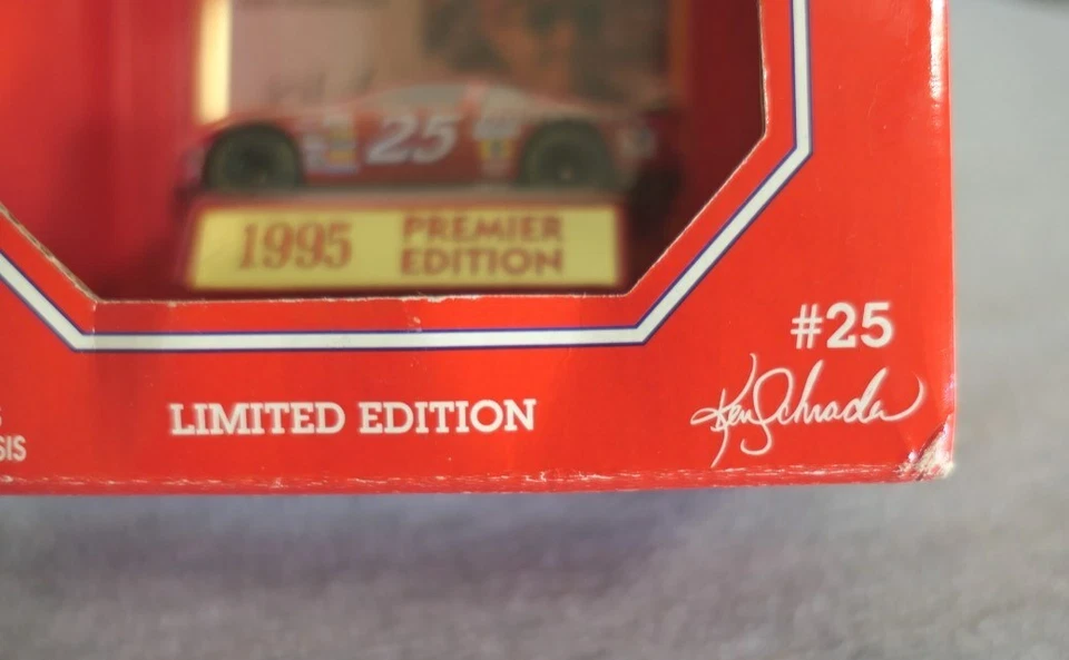 Racing Champions Nascar #25 Ken Schrader Die Cast Race Car 1:64 1995 Ltd Edition - Image 4 of 4