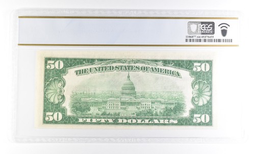 1929 $50 New York NY Federal Reserve Bank Fr#1880-B Choice Unc 64 PPQ PCGS *2515 - Picture 2 of 3