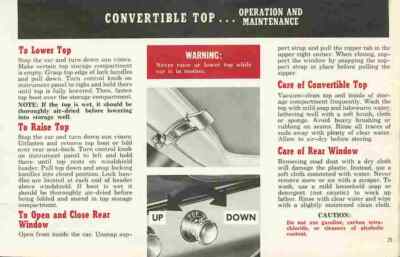 A4 Druck 1963 Plymouth Fury Handbuch 25