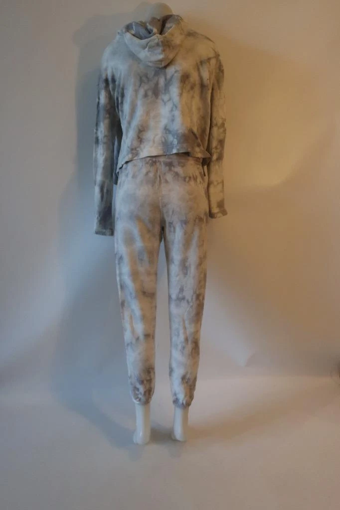 OFF WHITE Set 2 pezzi felpa e felpa donna Enza Costa grigio bianco sporco tinta unita M