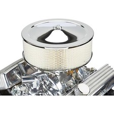 Chrome Deep Dish Air Cleaner, 14 x 5 Inch