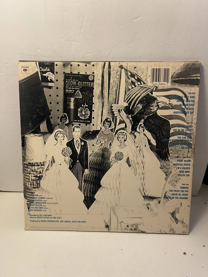 BRUCE SPRINGSTEEN ~ The River Single LP Vinyl 1980 CBS / Insert/ Cleaned/ EX LPs - Image 2 of 4