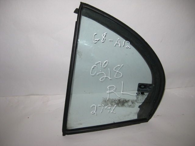 Used Rear Left Vent Window Glass fits: 2000 Daewoo Leganza Rear Left Grade A