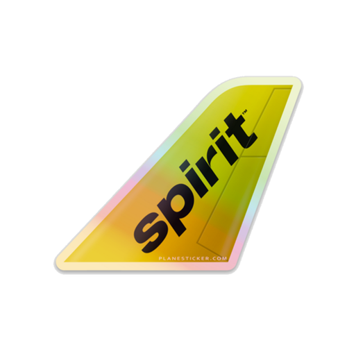 Spirit Airlines Tail Holographic