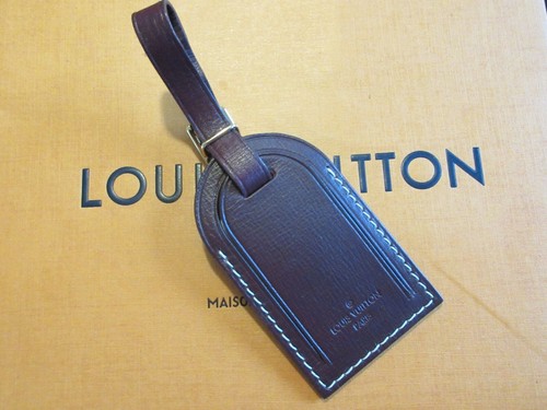 ebene) Leather Luggage Tag Brass hw | eBay