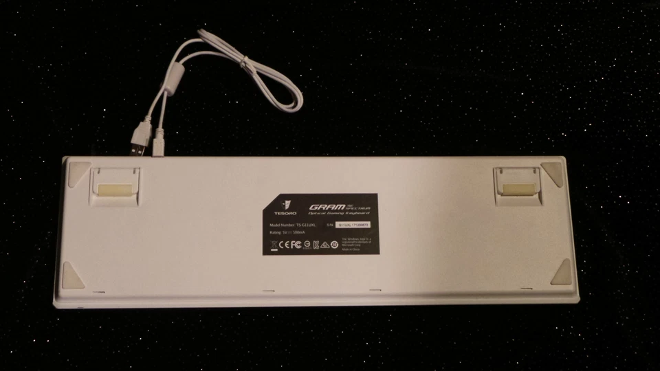 Tesoro GRAM SE Spectrum TS-G11UXL Mechanical Gaming white Keyboard NEW - Image 3 of 4