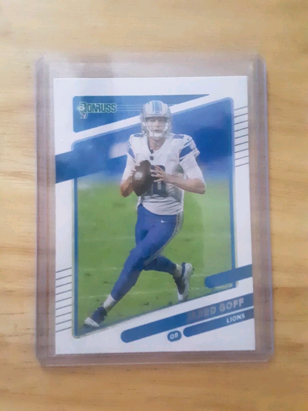 Jared Goff 2021 Donruss Base Card Detroit Lions