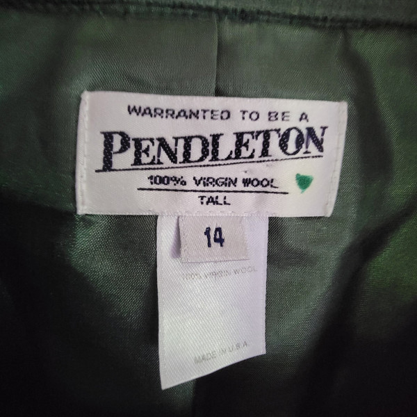 Pendleton 100% Virgin Wool Button Front Jacket Gr… - image 3