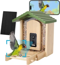 Yungenl Smart Bird Feeder with Camera, Solar Powered with AI Identify Birds Spec