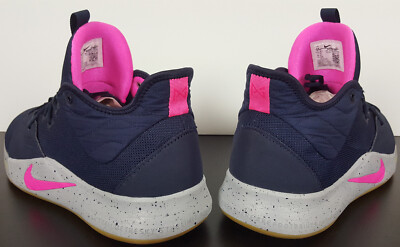 NIKE PG 3 PAUL GEORGE WORN PE BASKETBALL SHOES BLUE RARE AO2607