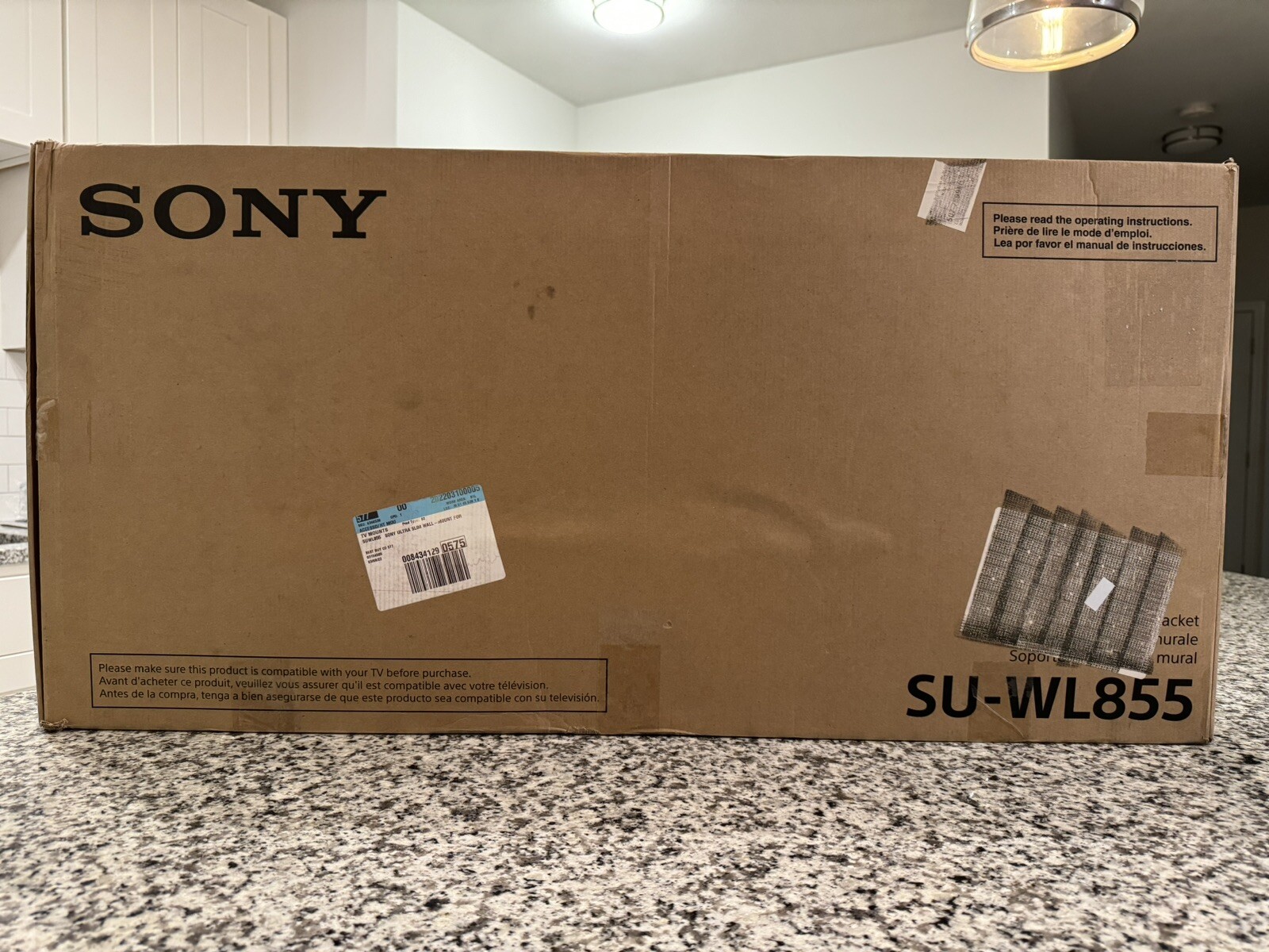 Sony SUWL855 Ultra Slim WallMount Bracket for Select Sony BRAVIA OLED