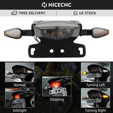 For Suzuki DRZ400S DRZ400SM Tail Tidy Fender LED Brake Light Turning Signal Kit