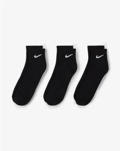 Nike Calcetines Everyday (3 Pares), Unisex - 010 (Negro/Blanco) - Imagen 2 de 4