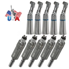 SEASKY Dental Slow Low Speed Contra Angle Handpiece / Micromotor 4Hole NSK Style