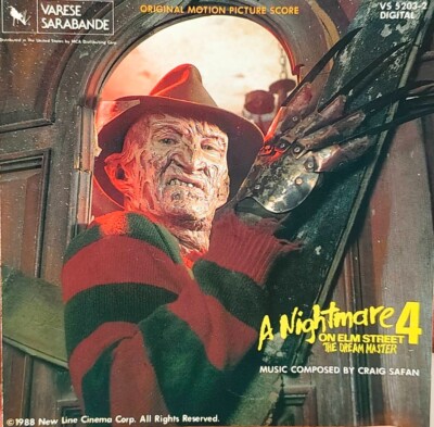 A NIGHTMARE ON ELM STREET 4 :THE DREAM MASTER / Craig Safan / SOUNDTRACK OST CD!