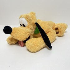 Disney Store Authentic Pluto 15" Plush Stuffed Animal Toy Genuine Original Soft