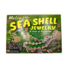 Walco Sea Shell Jewelry Vintage DIY Kit 1945