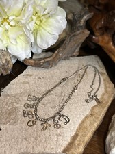 26. Anna Sheffield Target Rare 925 Sterling dangle Carm BELOVED Necklace 16 1/2+