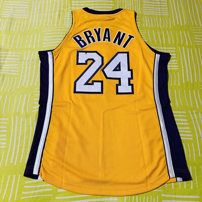 Kobe Bryant Jersey LA Lakers gold NBA finals 2008-09 Authentic