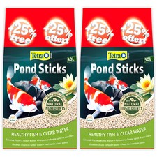 Tetra Pond Sticks 40L + 25% Extra Free Floating Food 50L in Total Koi Goldfish