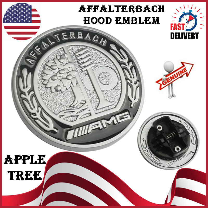 Mercedes-Benz S C E Class GENUINE Flat Front Hood Affalterbach Emblem W204 W213