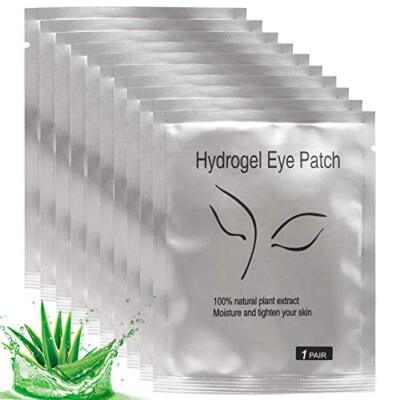 50 Pairs Under Eye Pads, Eyelash Extension Gel Patches, Lint Free Lash Extension