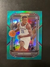 2023 Panini Prizm Draft Picks Adama Sanogo #8 GREEN PRIZM RC Rookie