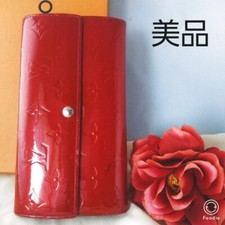 Louis Vuitton Portefeuille Sarah Wallet Vernis Leather M93530 LV Auth YK508