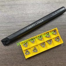 16mm SNR0016Q16 Lathe Carbide Indexable Threading Turning Tool + 10* 16IR AG60-S